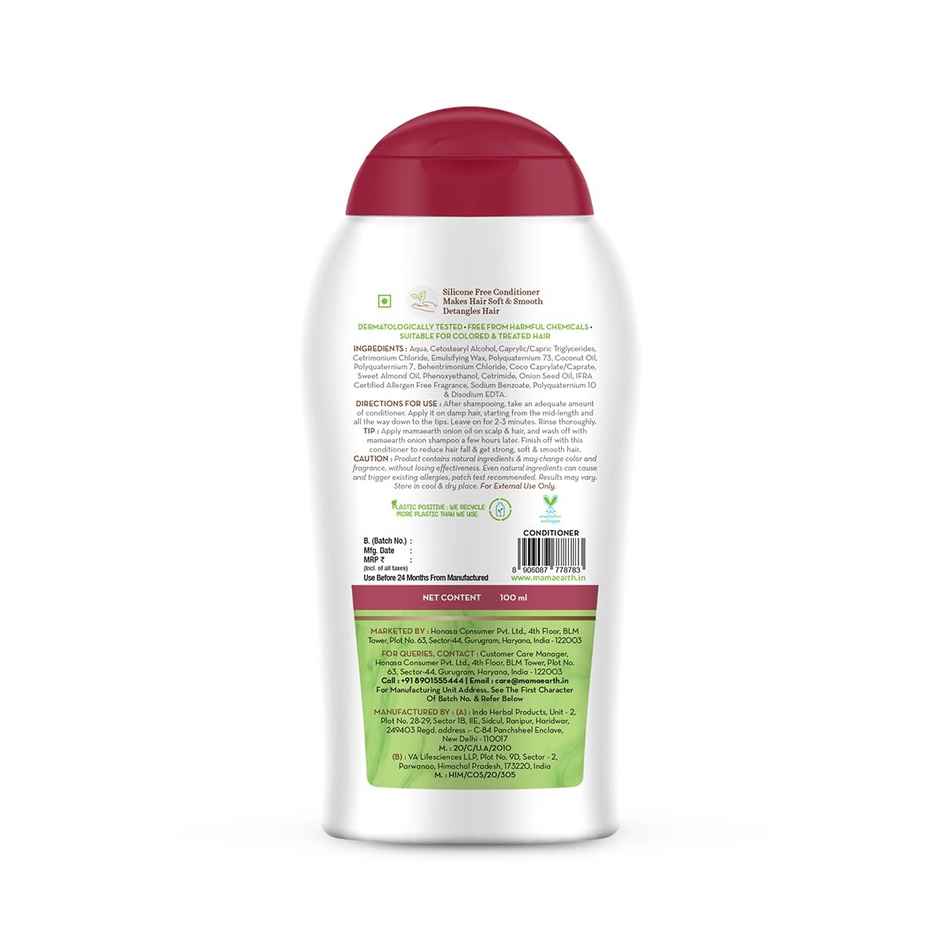 Mamaearth Onion Conditioner For Hair Growth & Hair Fall Control With Coconut Oil