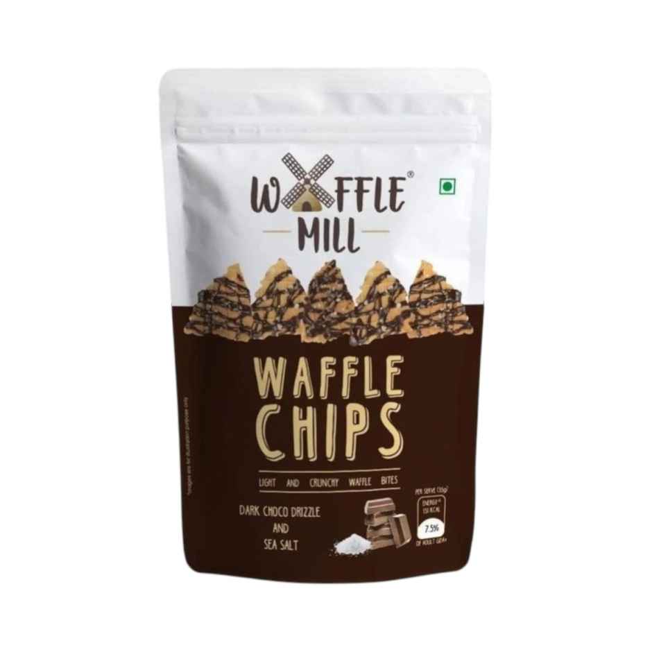 Waffle Mill Chips Dark Choco Drizzle And Sea Salt