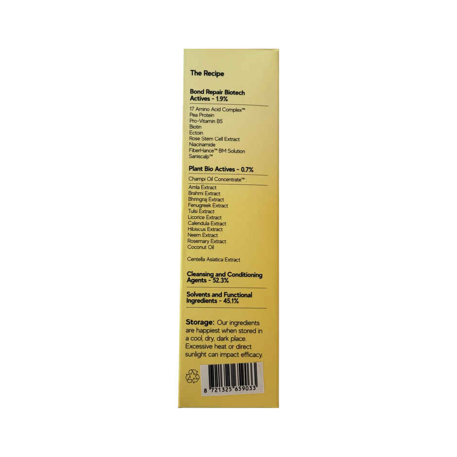 inde wild Champi Bond Repair Shampoo - Strengthening, Hairfall Control & Scalp Cleanser