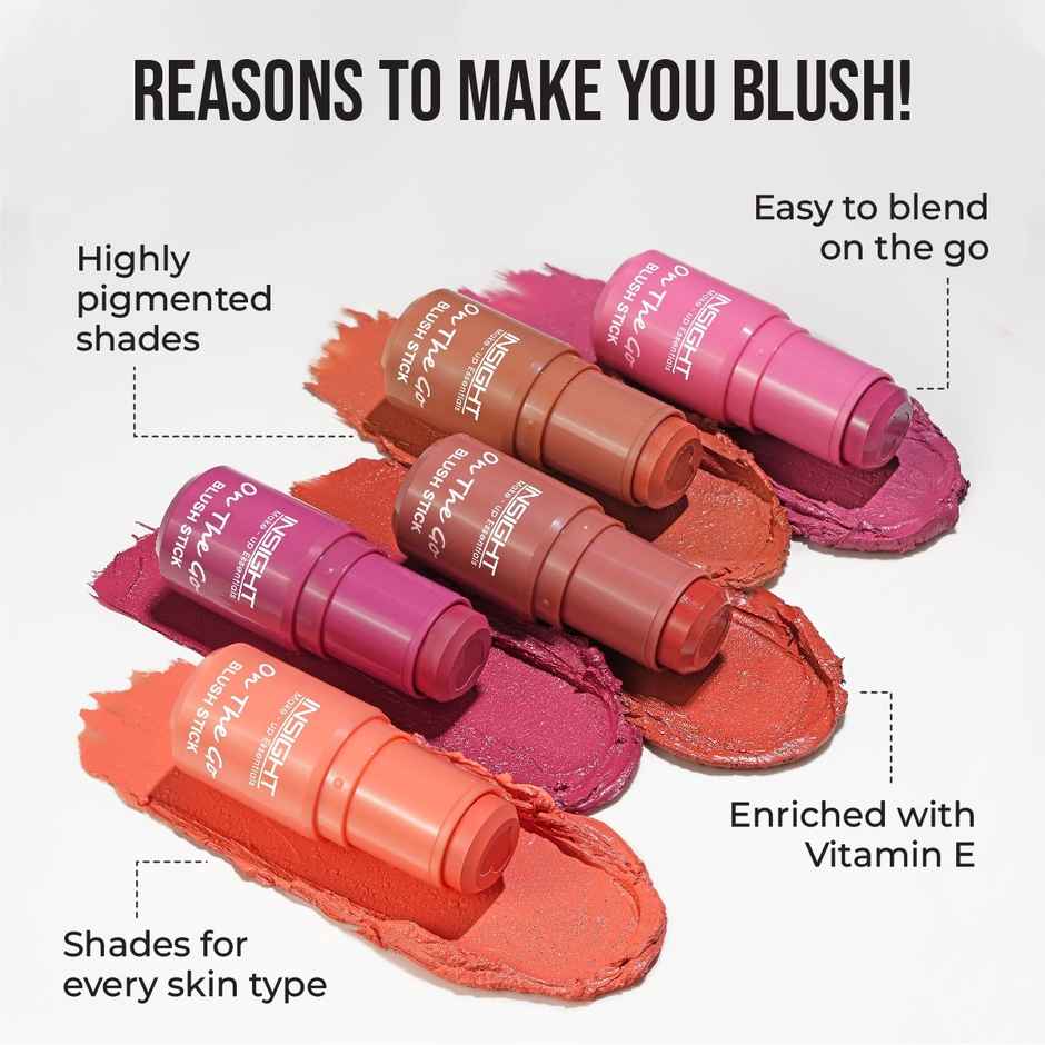Insight Cosmetics On The Go Blush Stick - Pink Taffy