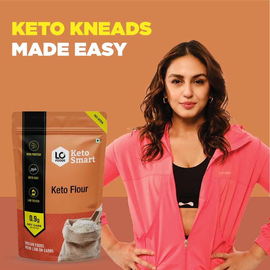 Lo Foods Keto Flour 1G Net Carb Keto Friendly Select Multigrain Atta with Almond Flour