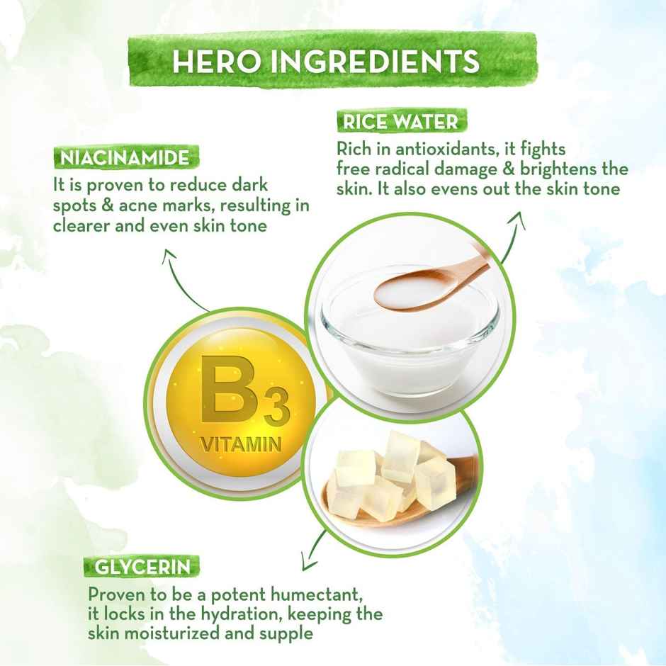 Mamaearth Rice Face Wash With Rice Water & Niacinamide For Glass Skin Combo