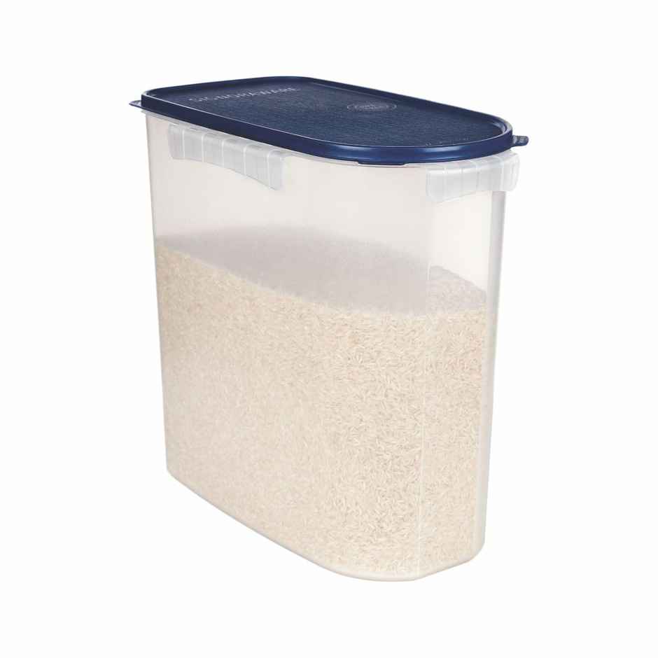 Signoraware Rice Keeper Container | 24 L | Blue | Rice Storage Container, Kitchen Organizer