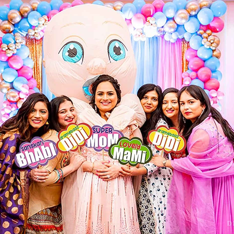 Party Propz Family Party Props | Wedding Props-Haldi Props For Bride And Family