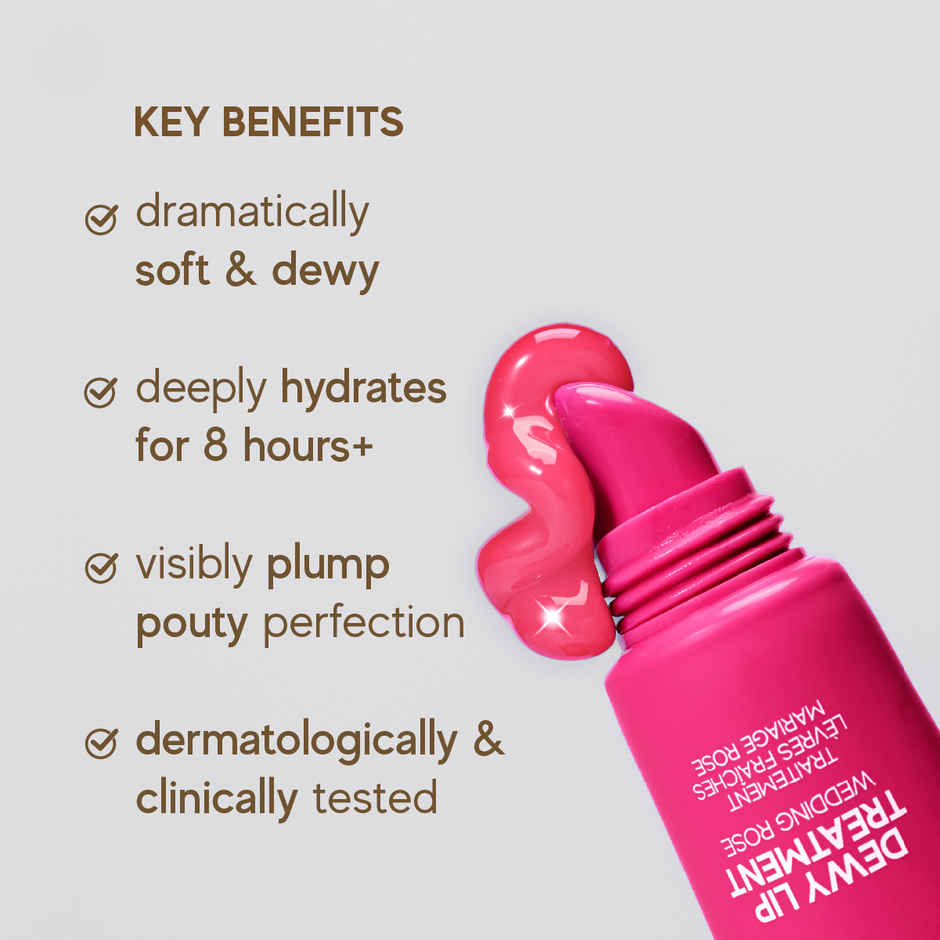 inde wild Dewy Lip Treatment - Wedding Rose | 15 ml