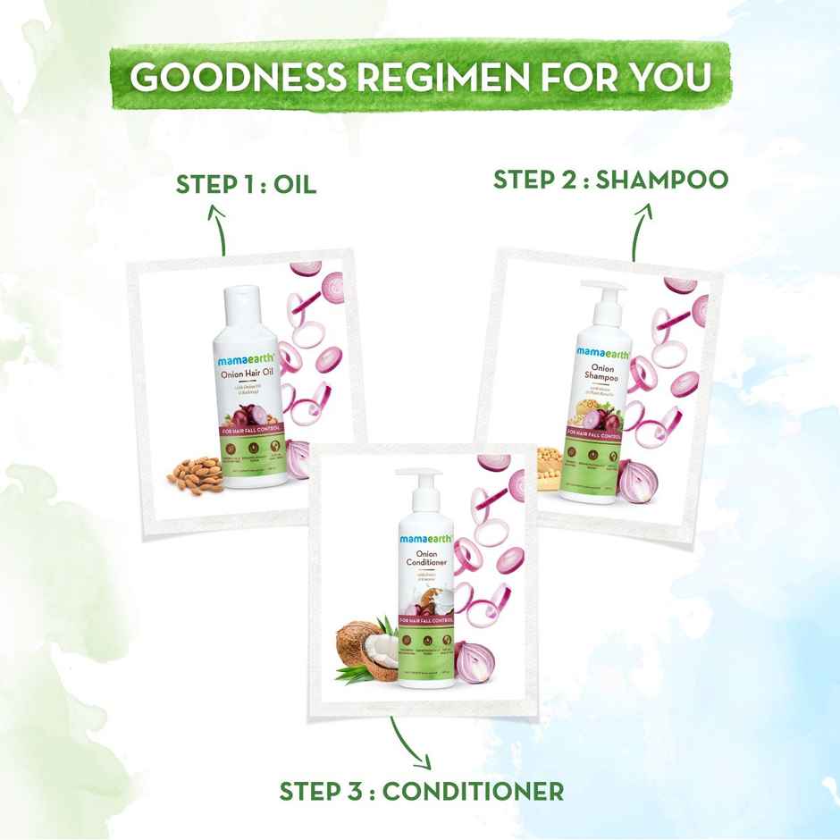 Mamaearth Onion Hair Fall Control Shampoo