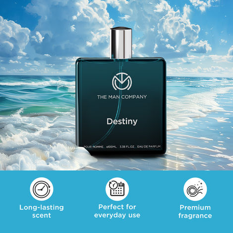 The Man Company Eau De Parfum Destiny | Long Lasting Perfume For Men I Gifts for him