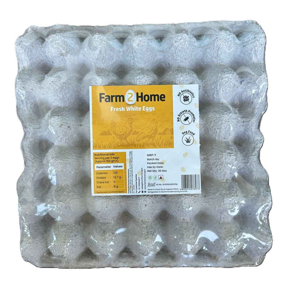 Farm2Home Fresh White Eggs