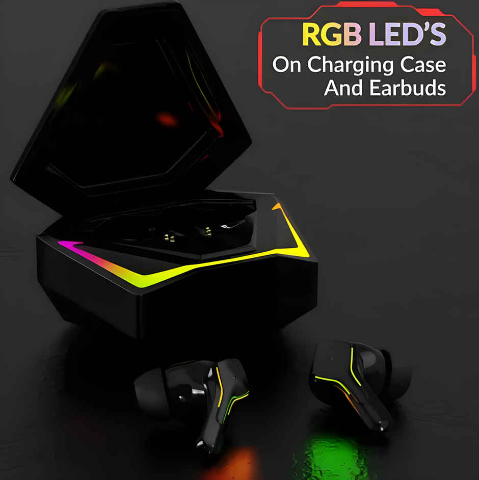 Aroma NB138 Bound - 60 Hours Playback | TWS | ANC with 32dB Noise Cancellation | Black