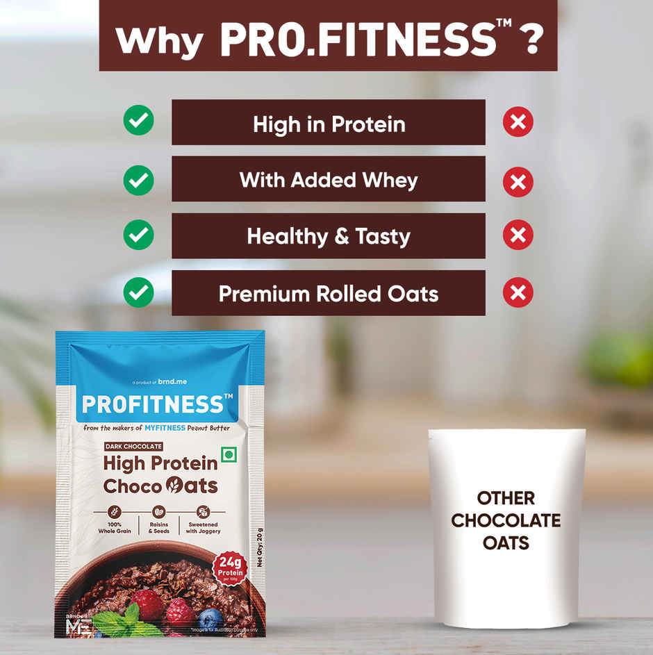 Pro.Fitness High Protein Oats Dark Chocolate