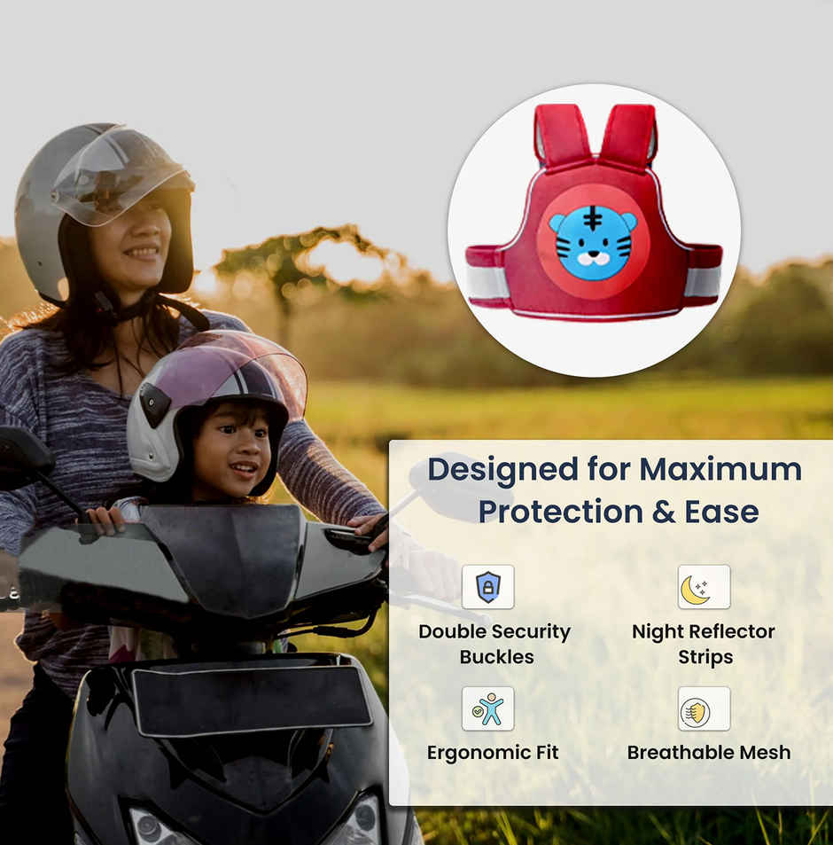 Polka Tots Two-Wheeler Baby Carrier for Kids | Cat