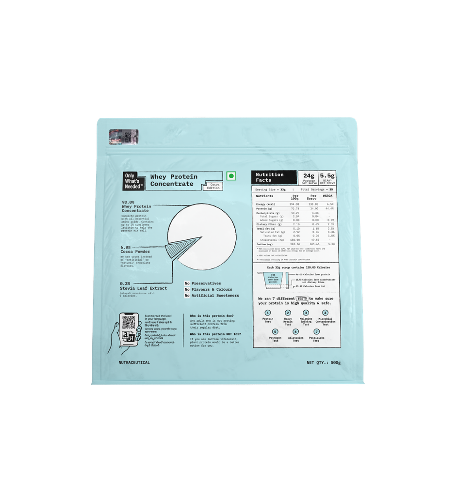 Only What's Needed 24g Whey Protein Concentrate