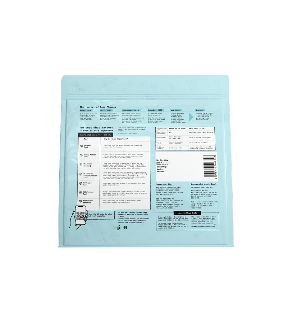 Only What's Needed 24g Whey Protein Concentrate