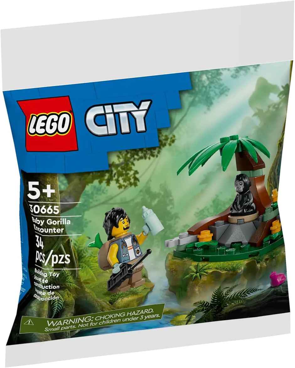 Lego City Baby Gorilla Encounter 30665 ( 34 Pieces)