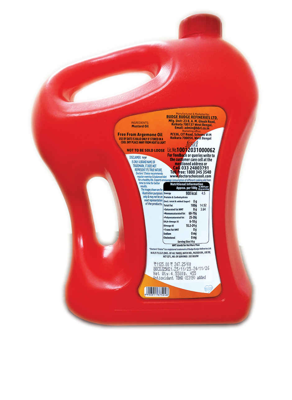 Doctors' Choice Kachi Ghani Mustard Oil Jar