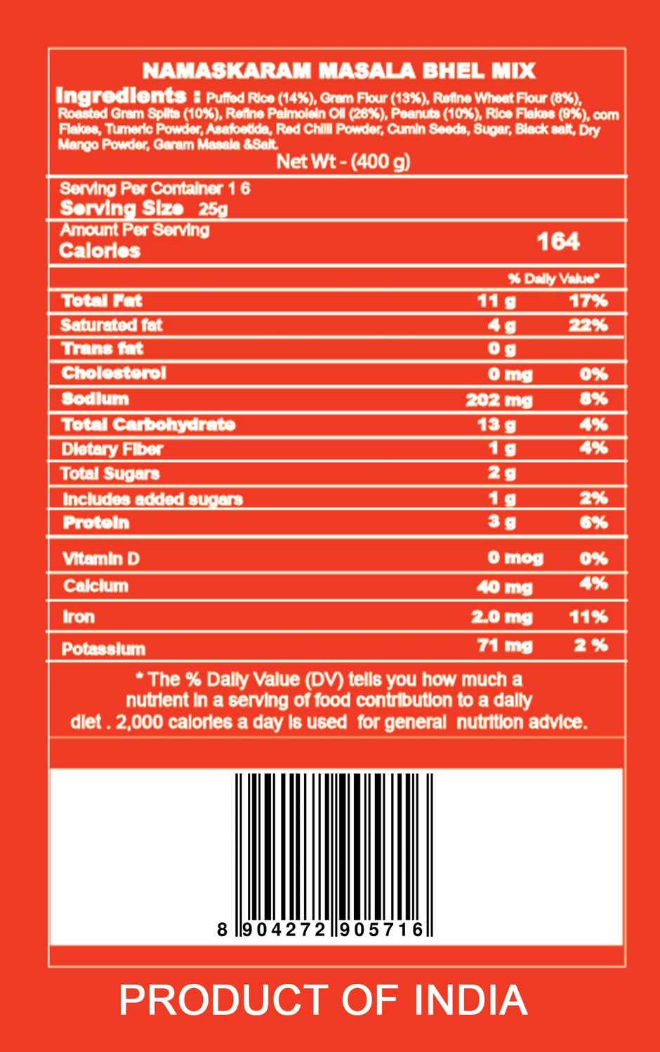 Namaskaram Masala Bhel Mix