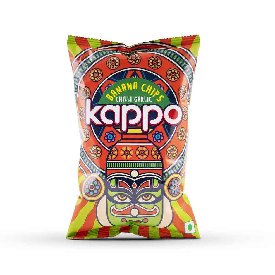 Kappo Banana Chips Chilli Garlic | Crispy & Spicy