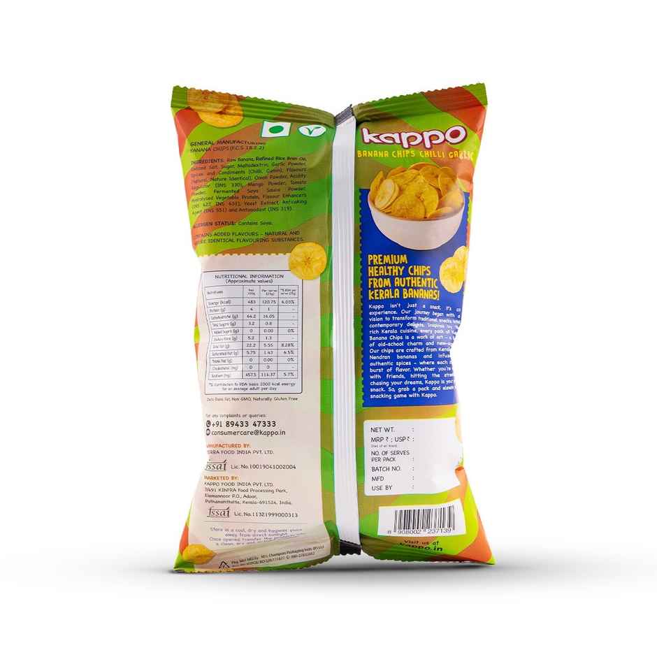 Kappo Banana Chips Chilli Garlic Combo