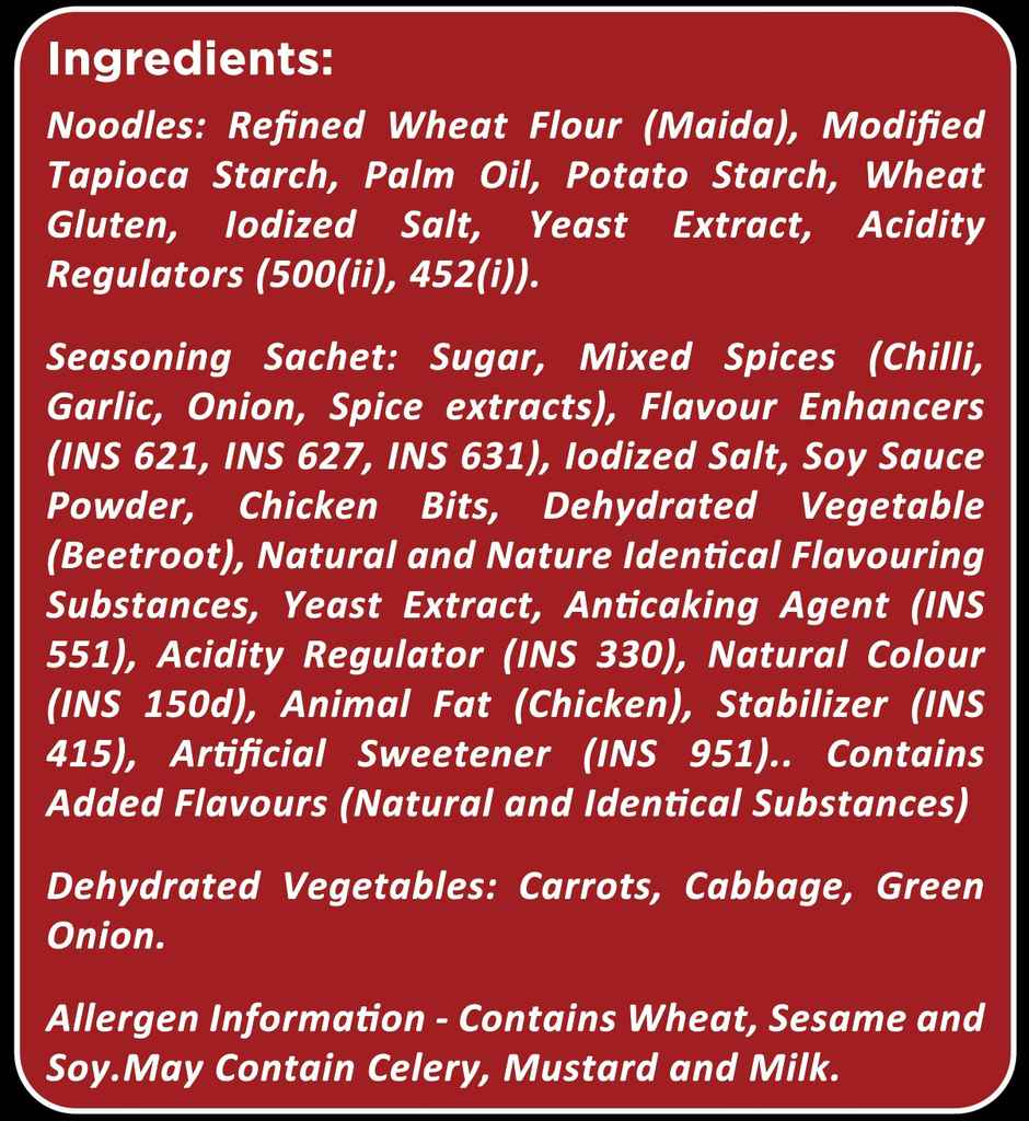 Gimi Michi Hot Chicken Ramen Instant Noodles