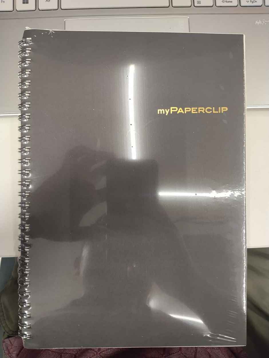 myPAPERCLIP - Neo Wiro Series NoteBook, 160 Pages, B5-Ruled-Black