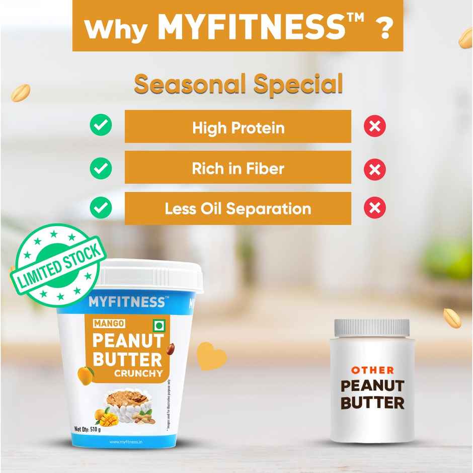 MyFitness Mango Peanut Butter Crunchy spread | Seasonal Special