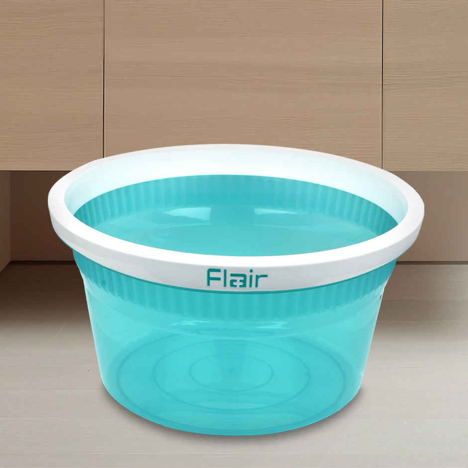 Flair Estella Crystal | Deep Tub | 30 Litre | Green