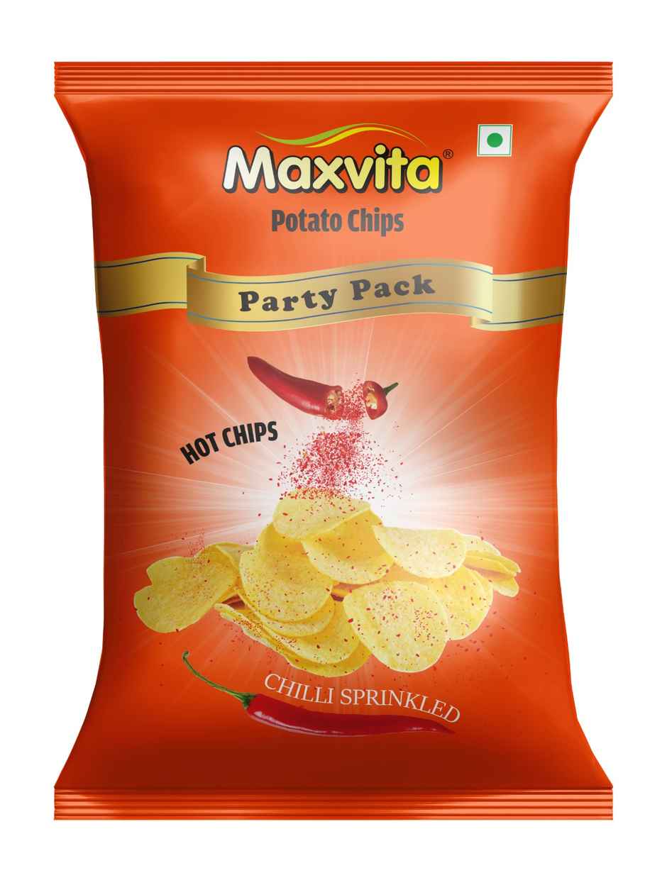 Maxvita Potato Chips Party Packs Chilli Sprinkled