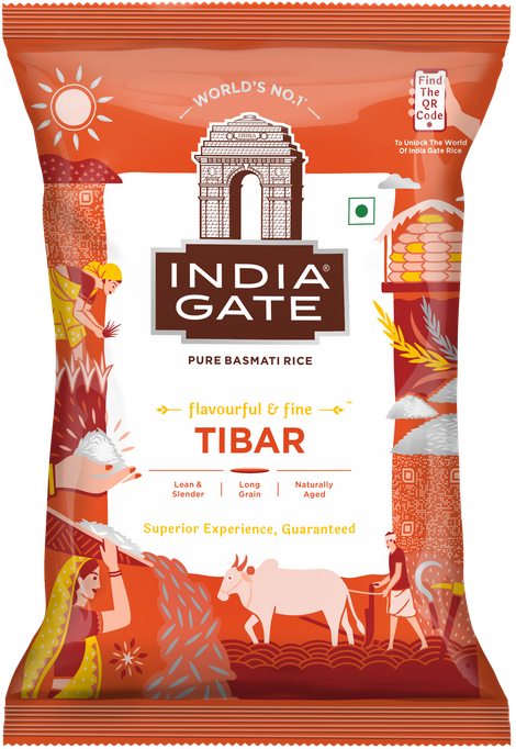 India Gate Flavourful & Fine Tibar Pure Basmati Rice