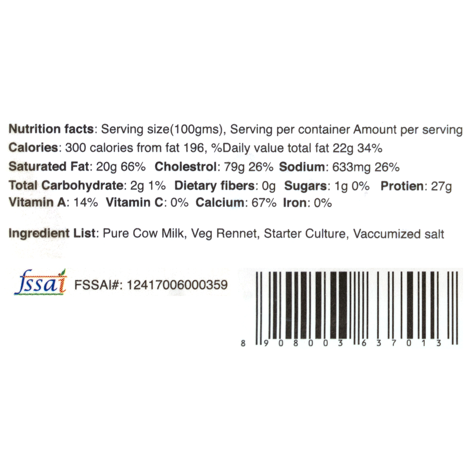 Kodai Cheese Cheddar Cheese