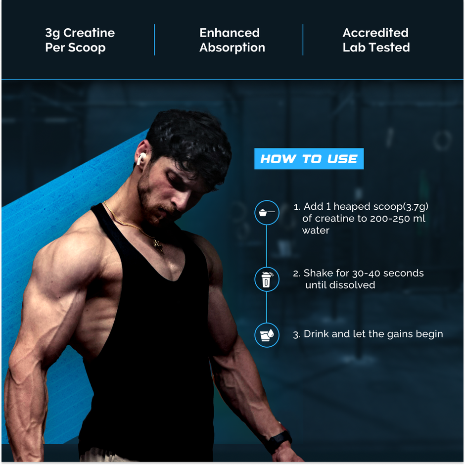 Wellcore Micronised Kiwi Kick Creatine Monohydrate | 83 servings