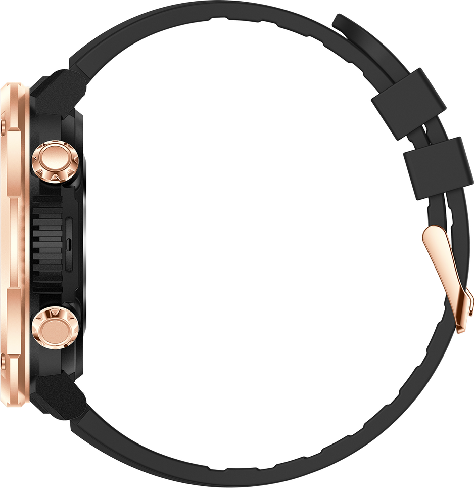 Fire-Boltt Sphere Smartwatch | 1.6" Display | BT Calling - Gold Black