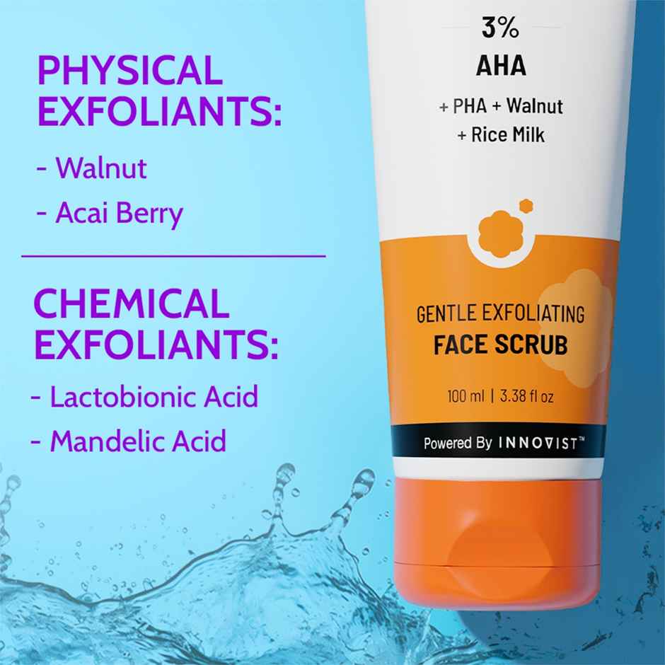 Chemist At Play Gentle Exfoliating Face Scrub - Removes Dead Skin & Blackheads