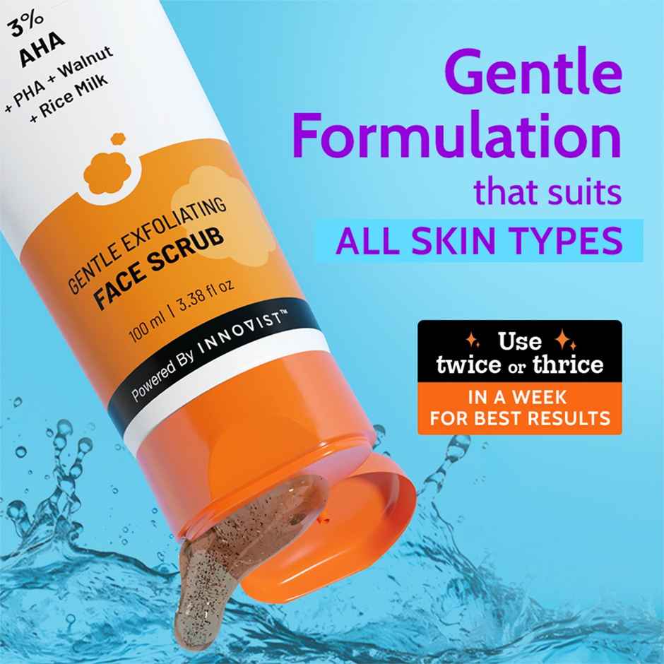 Chemist At Play Gentle Exfoliating Face Scrub - Removes Dead Skin & Blackheads