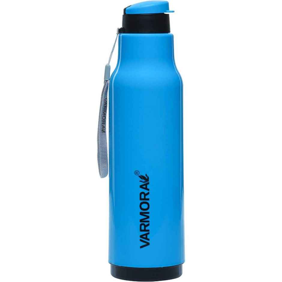 Varmora Plastic Sofia Insulated Water Bottle FDA Approved BPA-Free Hot & Cold | Blue
