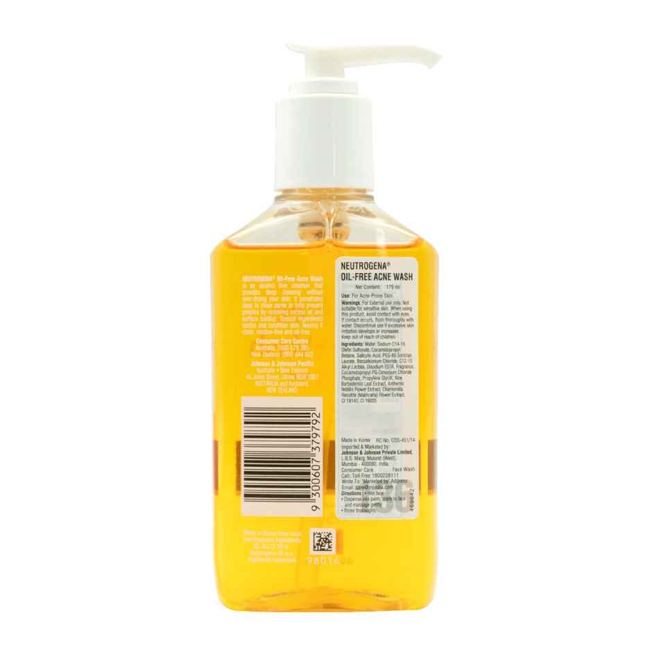 Neutrogena Oil Free Acne Face Wash