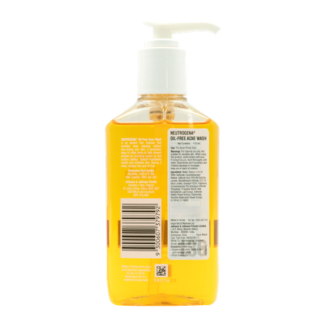 Neutrogena Oil Free Acne Face Wash