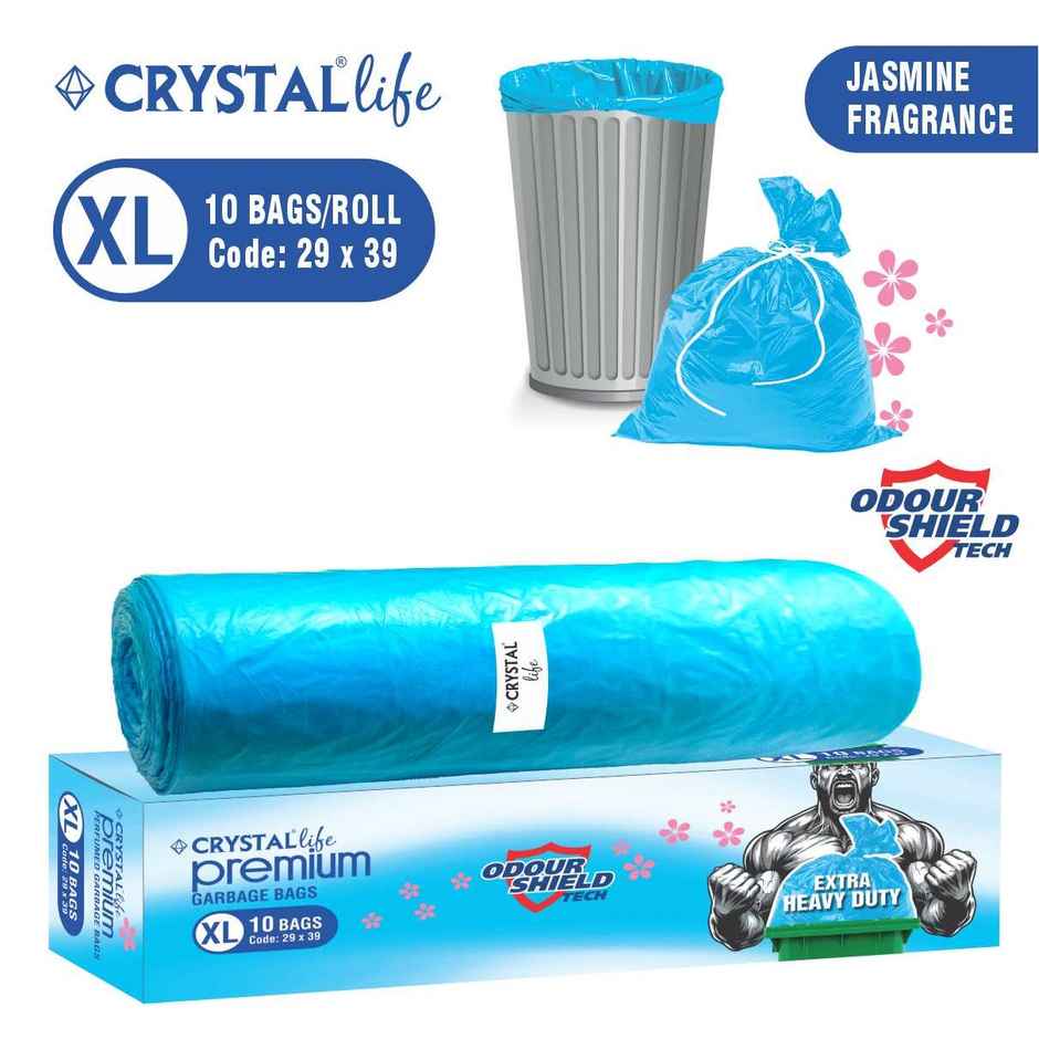 Crystal Life Premium Garbage Bag XL Blue