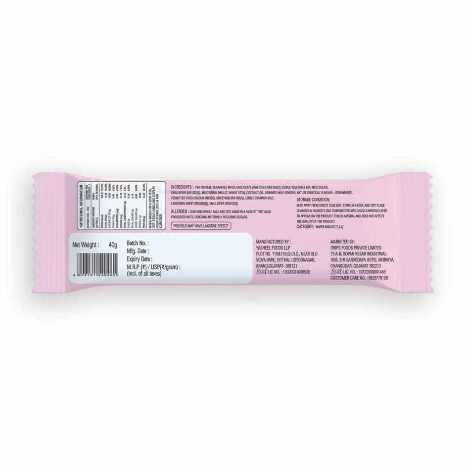 Stroom Strawberry Protein Wafer Bar