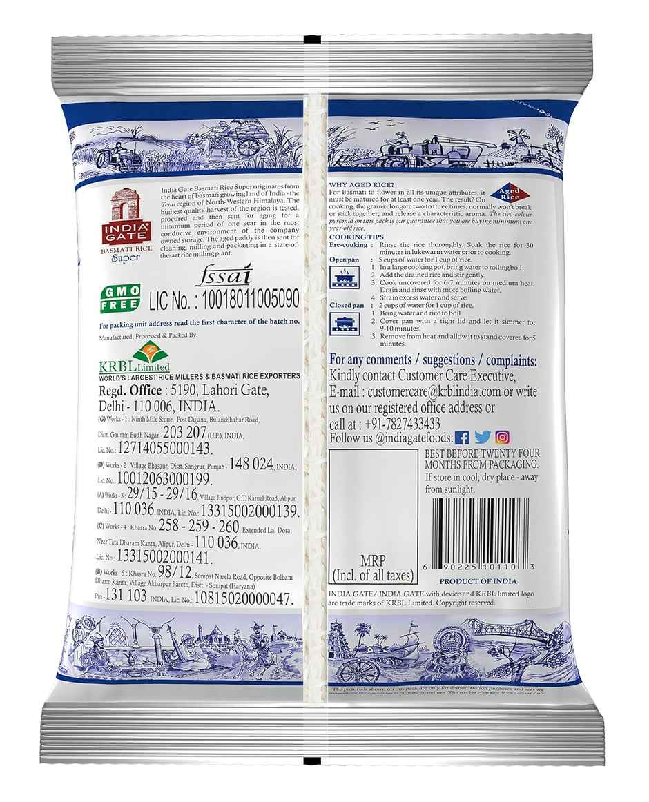 India Gate Basmati Rice Super