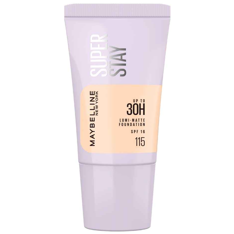 Maybelline Super Stay Lumi-Matte Foundation-115, 30H Longwear, Lightweight