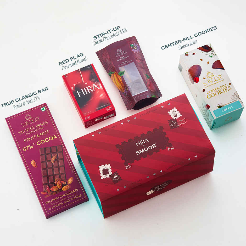 HIRA x SMOOR Premium Chocolate Gift for Her - Red Flag