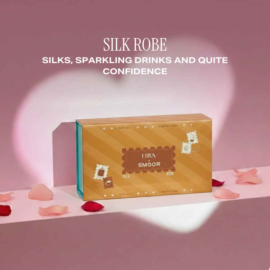 HIRA x SMOOR Premium Chocolate Gift for Her - Silk Robe