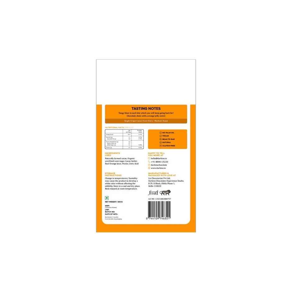 Darkins Chocolate Pebbles | Citrus Blast