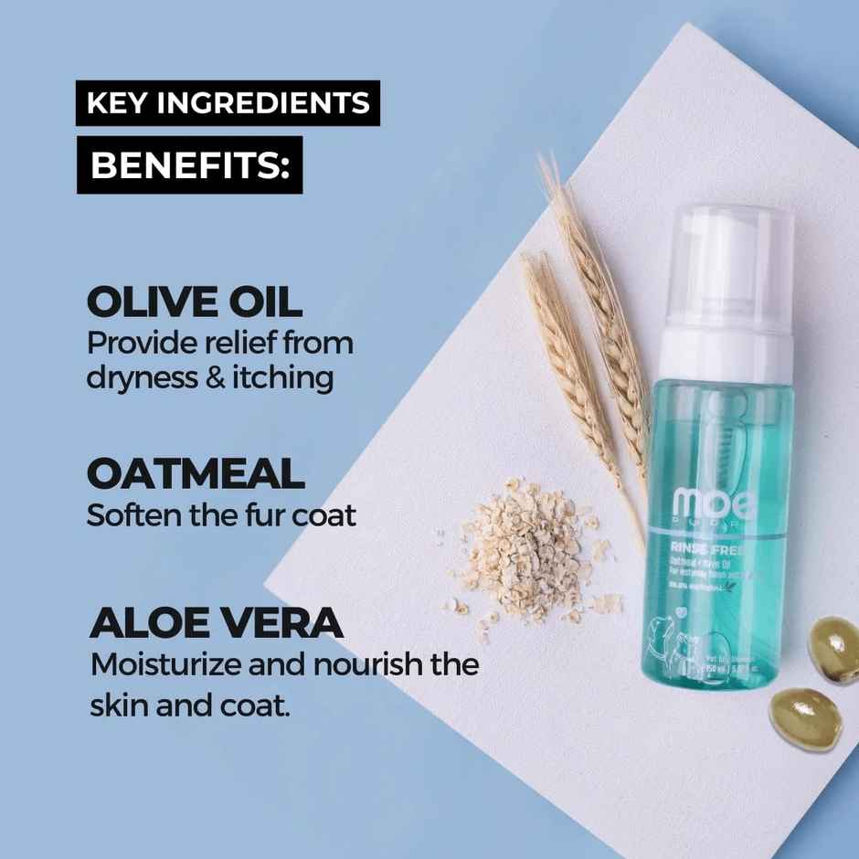 Moe Puppy Rinse Free Dry Shampoo