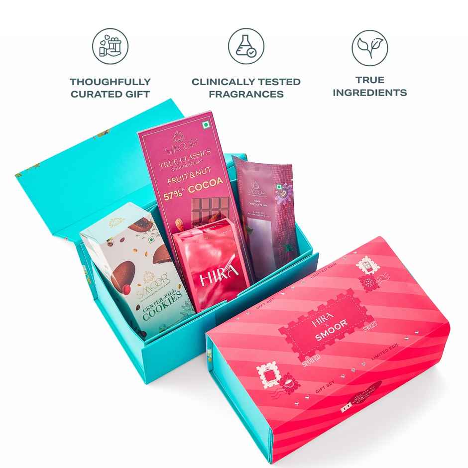 SMOOR x HIRA Mother's Day Perfume Gift (50ml) | Chocolate & Fragrance Gift for Women