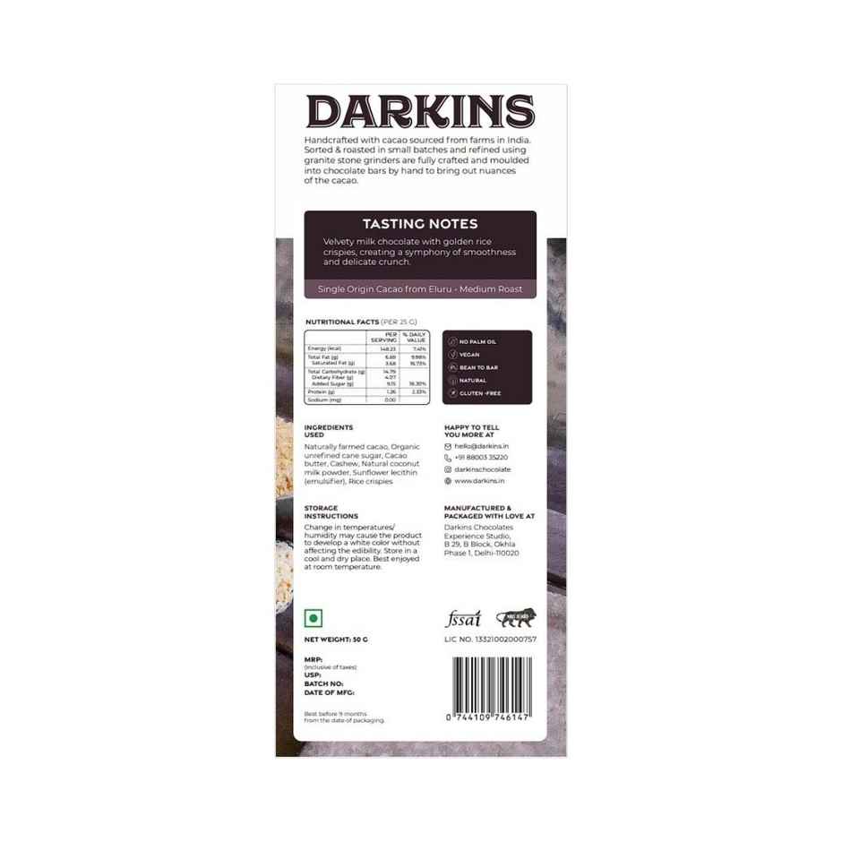 Darkins Mylk Chocolate | Rice Crispies