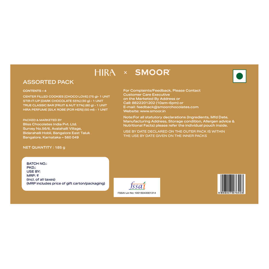 SMOOR x HIRA Premium Chocolate Gift for Her | Graceful Charm