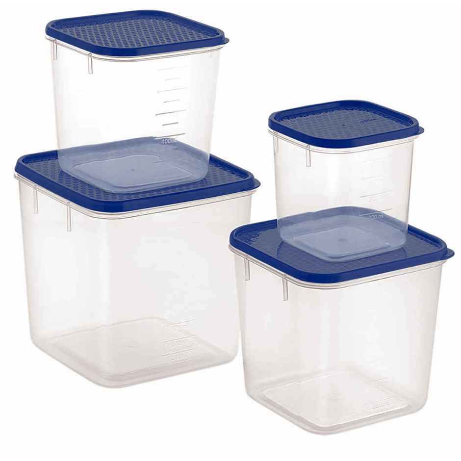 All Time Polka Storage Container Set Of 4, (6800 ml) (4 Pc Set) (Colour May Vary)