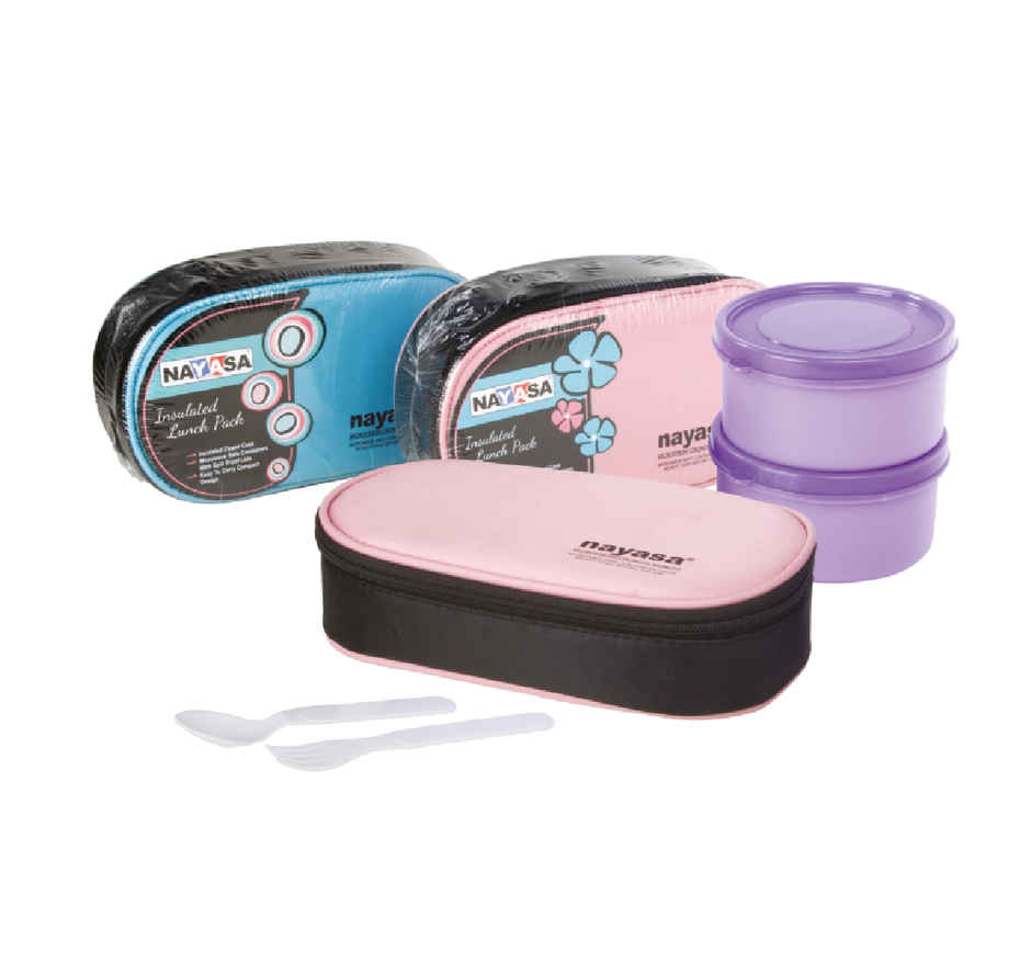 Nayasa Microfresh Crunchy Munchy Tiffin Assorted Colour