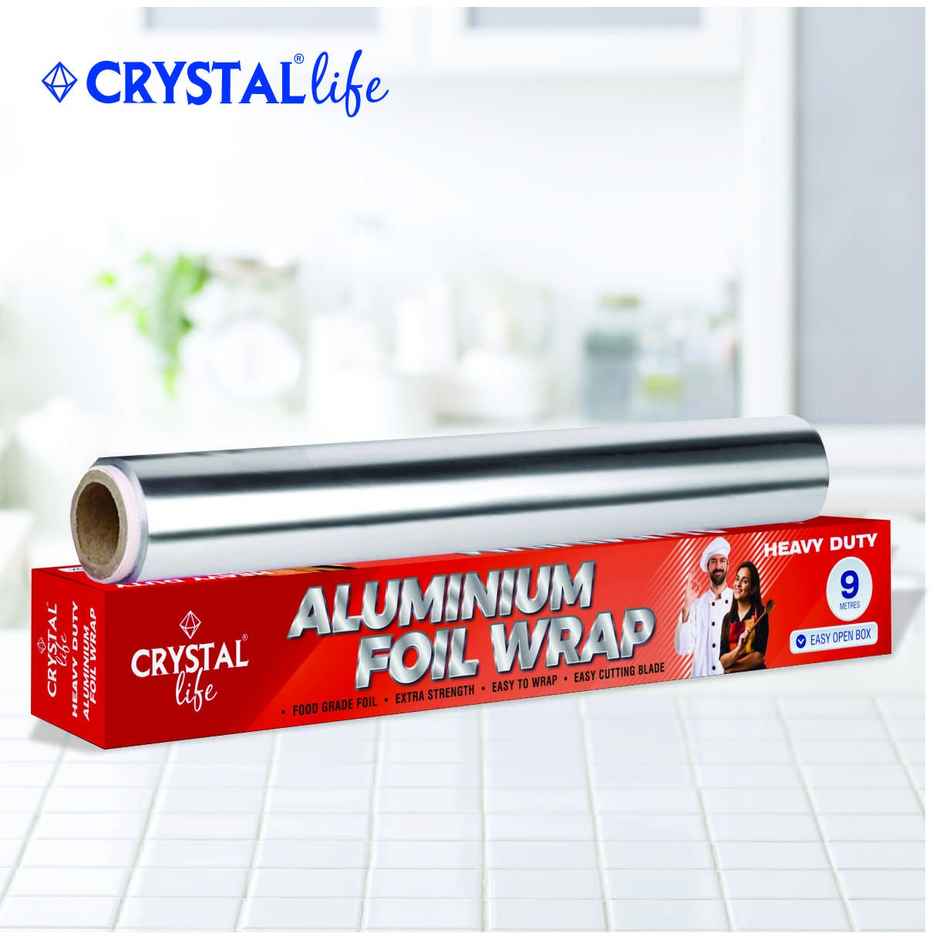 Crystal Life Aluminium Foil Wrap | 9 Meter | 11 Mic